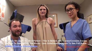 Alexandria Riley's Gyno Exam Captured By Spy Cam With Doctor Tampa & Nurse Lilith Rose @ GirlsGoneGyno.com! - Tampa University Physical